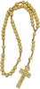Różaniec drewniany na sznurku naturalny