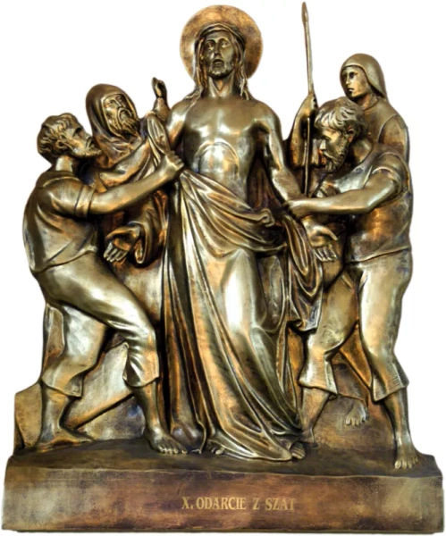 Droga krzyżowa na beleczce 14 stacji (100 cm x 61 cm)