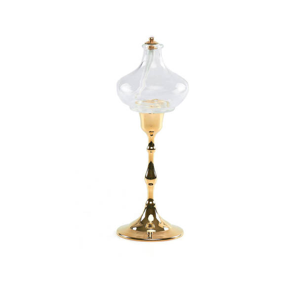 Lampa oliwna szklana "łodyga indyjska"