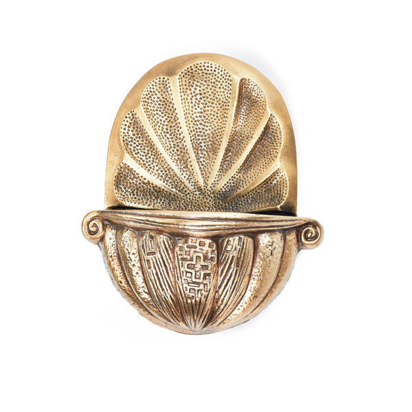 Kropielnica kościelna z brązu, odlew