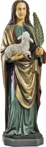 Św. Agnieszka - Figura (110 cm)