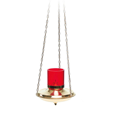 Lampa elektryczna lub oliwna, wisząca 