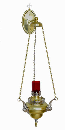 Lampa elektryczna, wisząca wys. 65cm