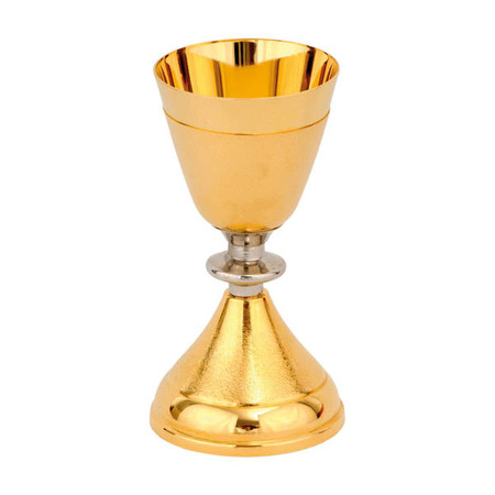 Kielich mszalny, pozłacany 17,5cm
