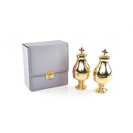 Pojemniki na oleje CRISMERA ALTO ze szklanym wkładem