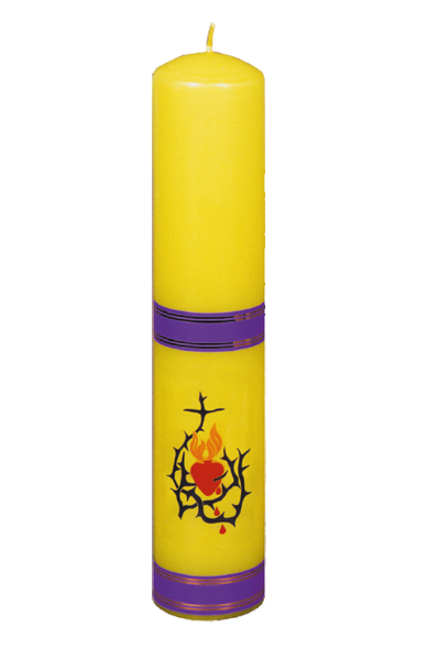 Korona Cierniowa- świeca z aplikacją (różne kolory i rozmiary)