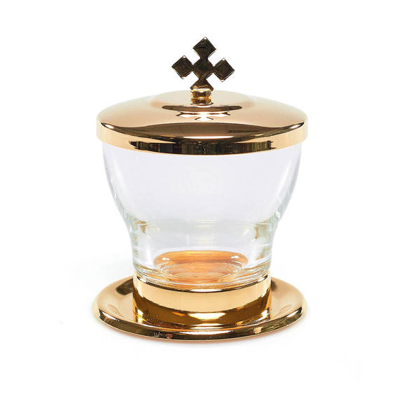 Lavabo liturgiczne złocone 8,5cm