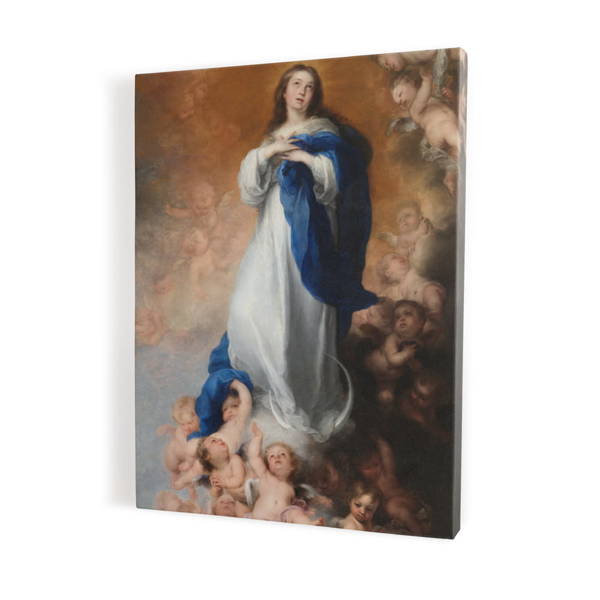Matka Boża Niepokalana, obraz na płótnie canvas