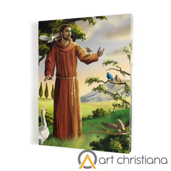 Św. Franciszek, obraz na płótnie canvas