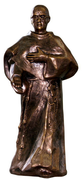  Święty Maksymialian Kolbe - Figura ( 35 cm )