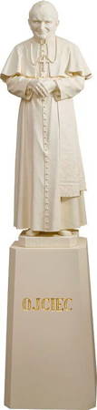 Figura Ojca Św. Jana Pawła II na postumencie - Figura (195 cm)