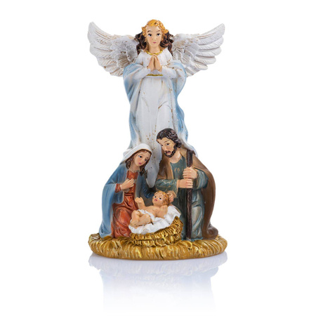 Figurka - Święta Rodzina - anioł - 11 cm - Classic