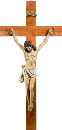 Korpus Chrystusa 80 cm na krzyżu - Figura (125×60 cm)