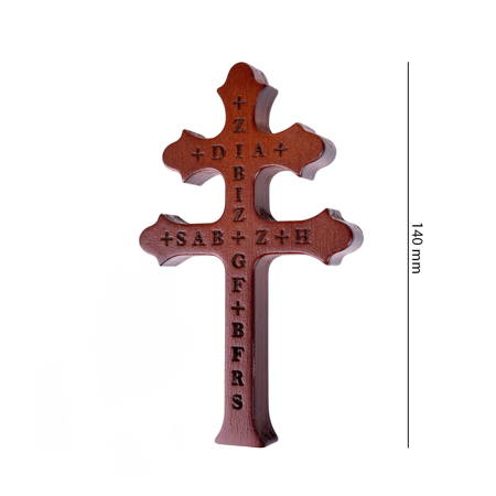 Krzyż morowy, krzyż choleryczny, karawaka - 14 cm