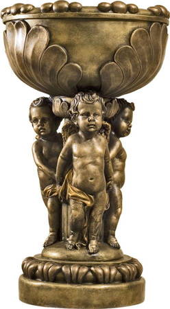 Misa trzymana przez trzy aniołki - figura (64 cm)