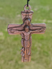 Krzyż na sznurku rzemyku pamiątka Bierzmowania