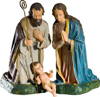 Święta Rodzina - zestaw trzech figur (44 cm)